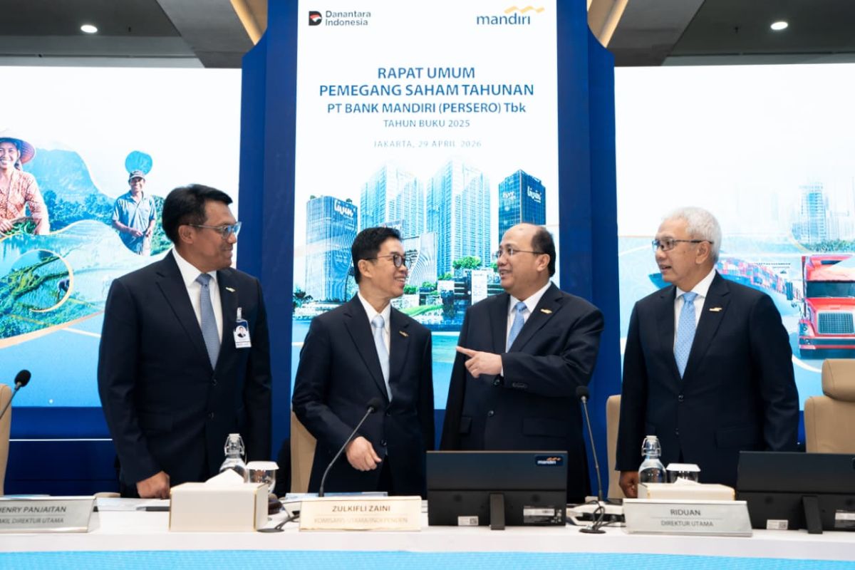 Bank Mandiri's AGM Approves Dividend of Rp44.47 Trillion or 79% of Profit