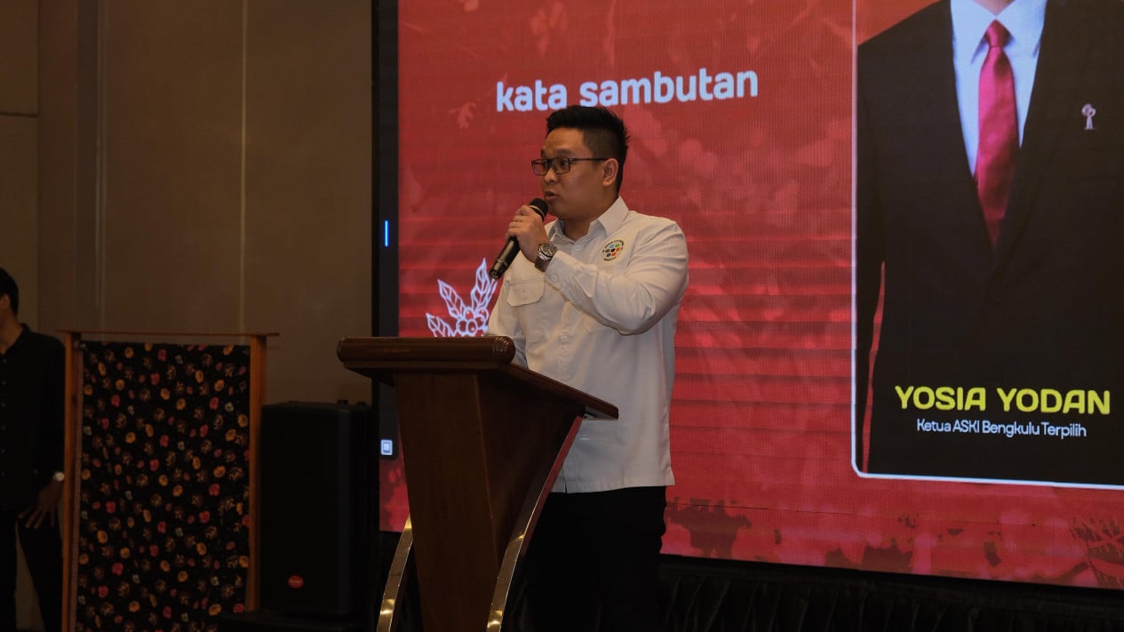 Yosia Yodan Officially Installed as General Chairman of the Indonesian Coffee Association in Bengkulu Province