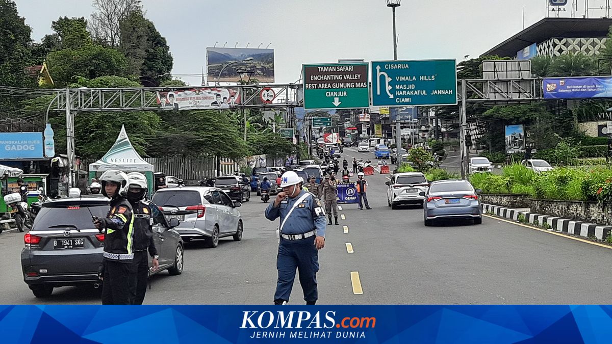 May Day Holiday: Odd-Even System in Puncak Suspended, One-Way Scheme Prepared