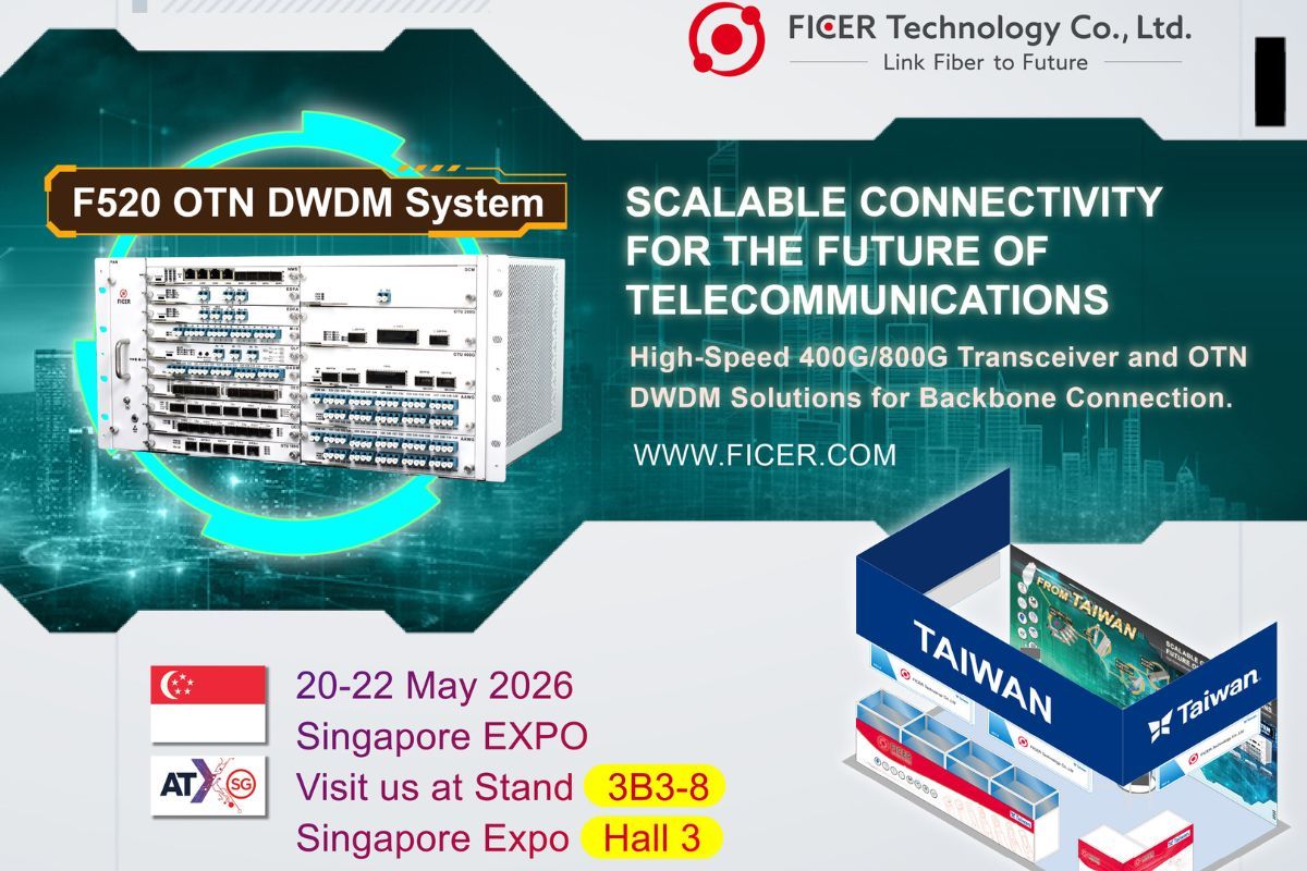 Supporting Asia's Digital Infrastructure, FICER Presents Scalable Future Connectivity Solutions at Asia Tech x Singapore - CommunicAsia 2026
