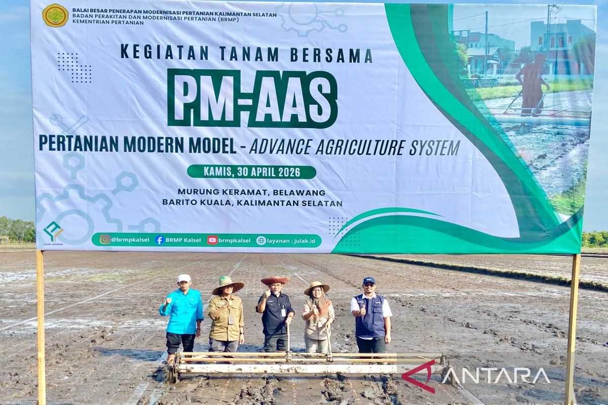 South Kalimantan BRMP Plants First PM-AAS to Accelerate Agricultural Modernisation