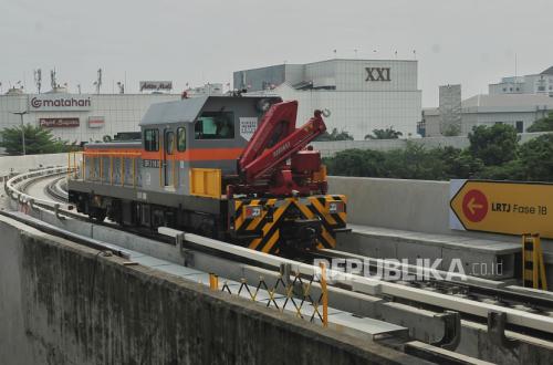PT Jakpro Begins Testing and Commissioning for Jakarta LRT Phase 1B Rail System