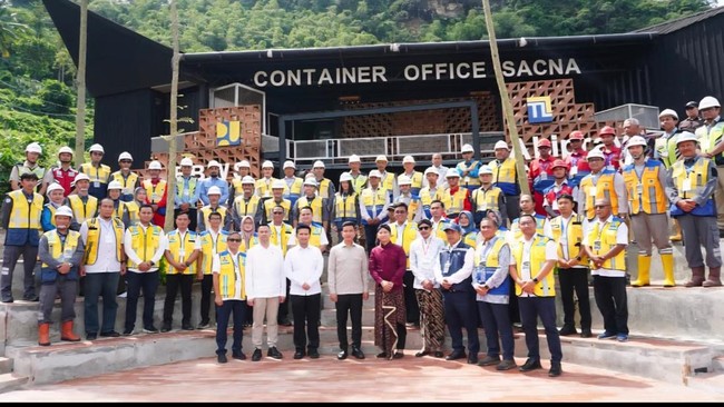 Vice President Inspects Bagong Dam Project Undertaken by PTPP