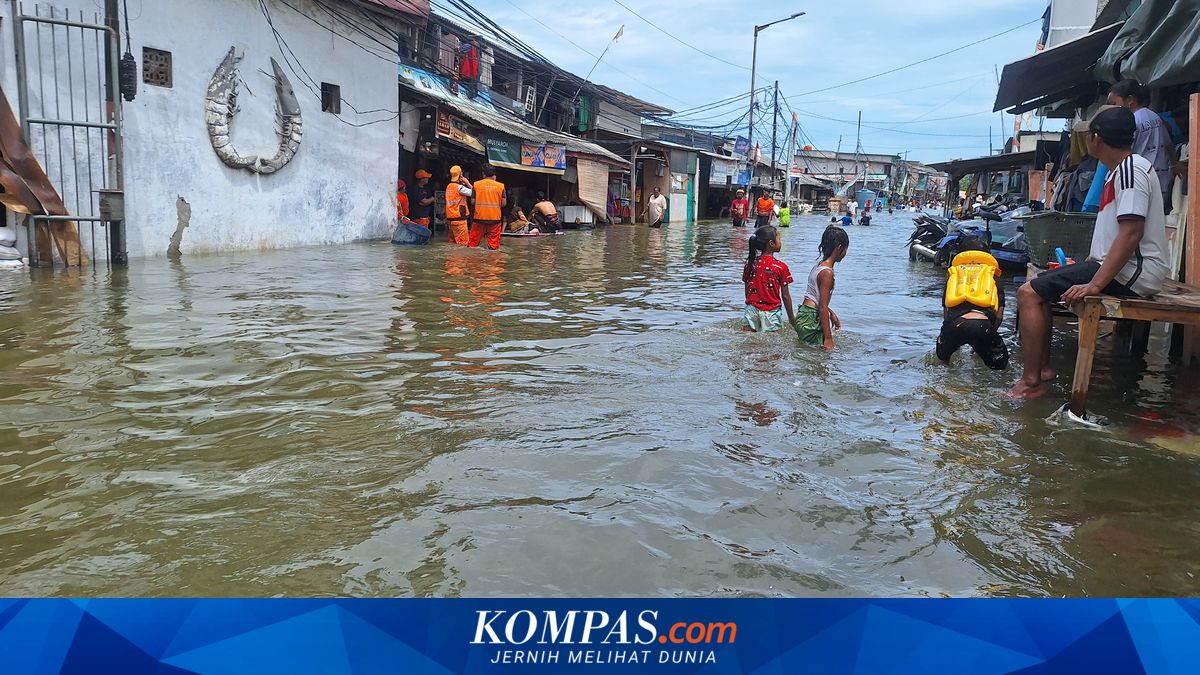 Alert for Jakarta's Coastal Flooding 1–8 May 2026: These Areas at Risk
