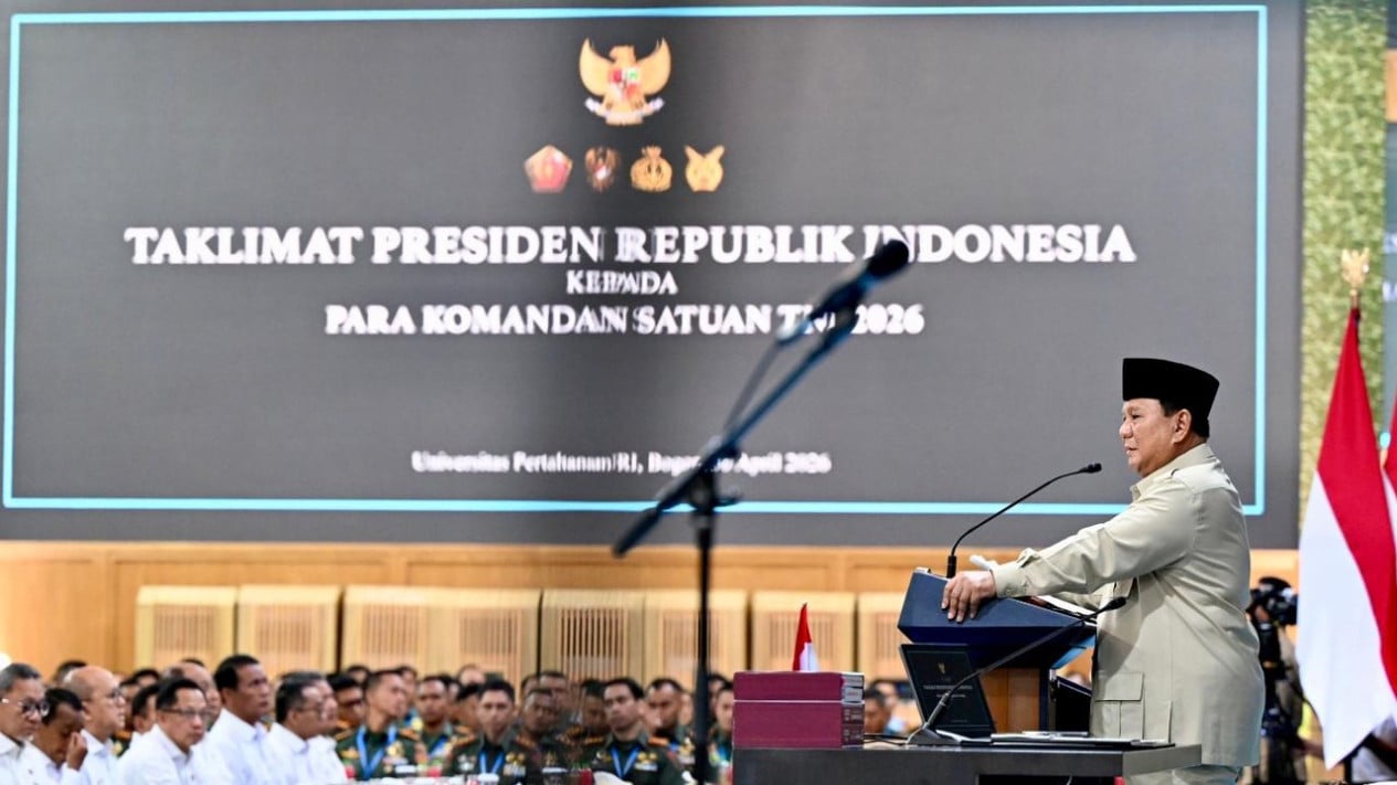 Prabowo Delivers Briefing to 1,500 TNI Unit Commanders, Igniting Fighting Spirit and Solidarity