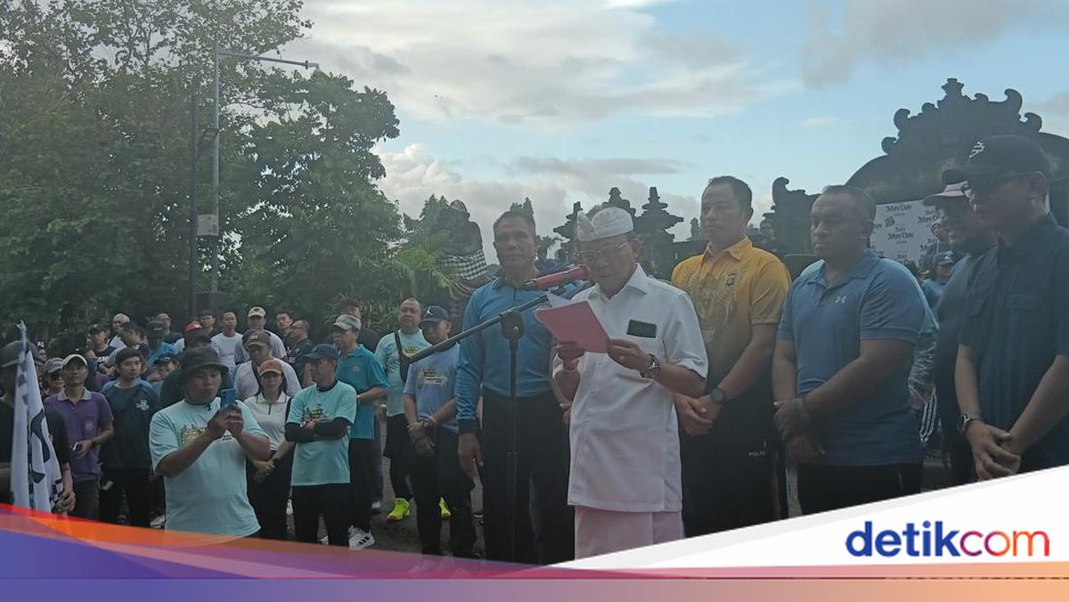 Without Protests, Bali's 2026 May Day Filled with Health Walk Involving 1,200 Participants