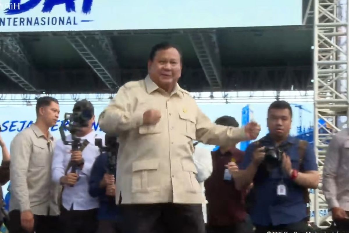 President Prabowo attends International Labour Day celebration at Monas
