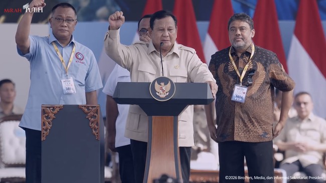 Prabowo Commemorates May Day: Today is the Day of Struggle for the Working Class!