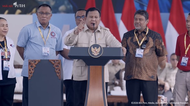 Prabowo Amazed at Many Clever Thieves and Vows to Crack Down