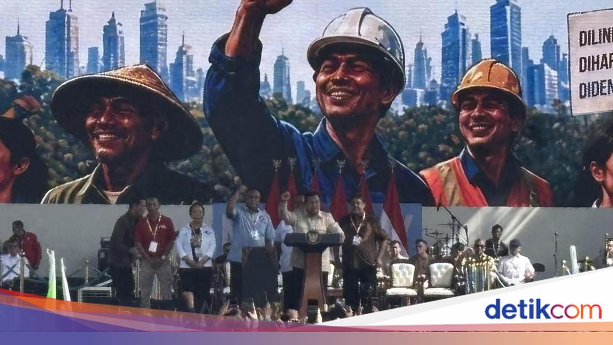 Prabowo Asks Workers on May Day: Is the Free Nutritious Meals Programme Beneficial or Not?
