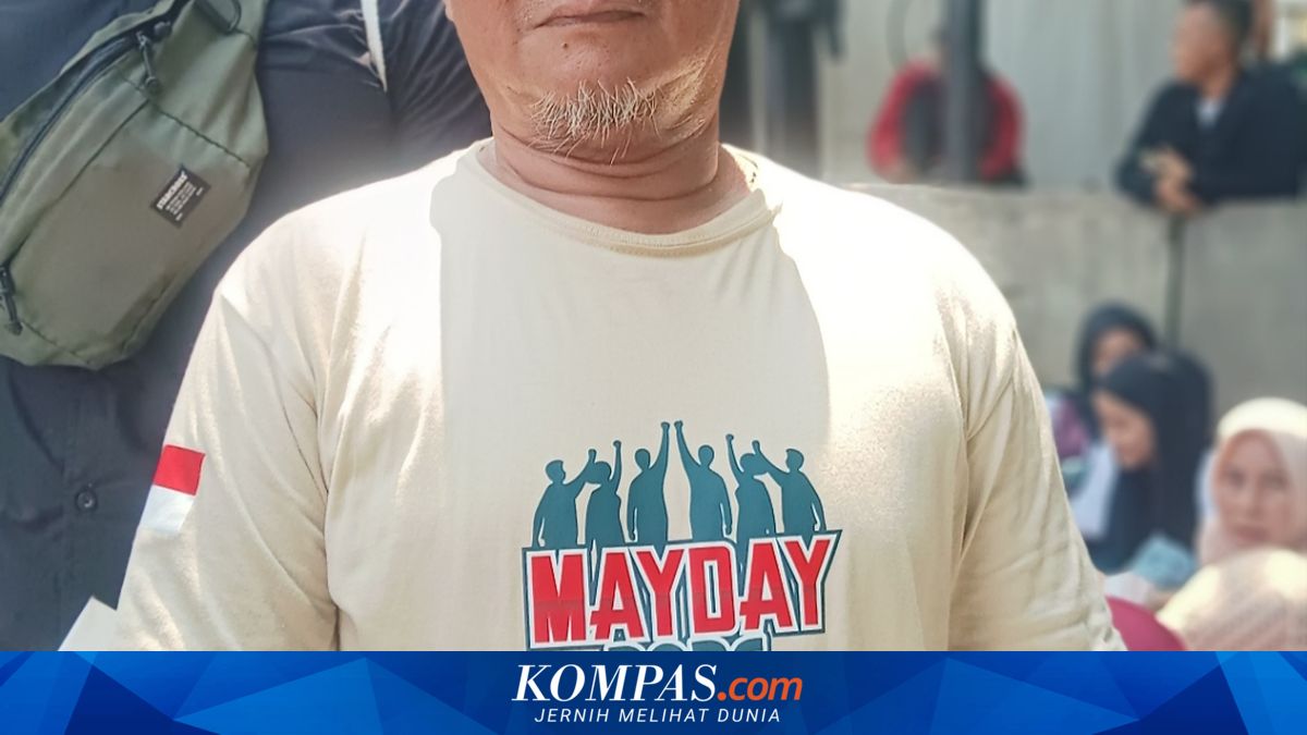 Workers Wear Prabowo-Designed T-Shirts at May Day at Monas, Here are the Visual Details