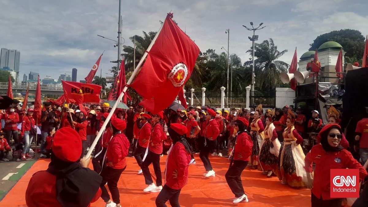 KASBI Reveals Reasons for Not Attending May Day at Monas Attended by Prabowo