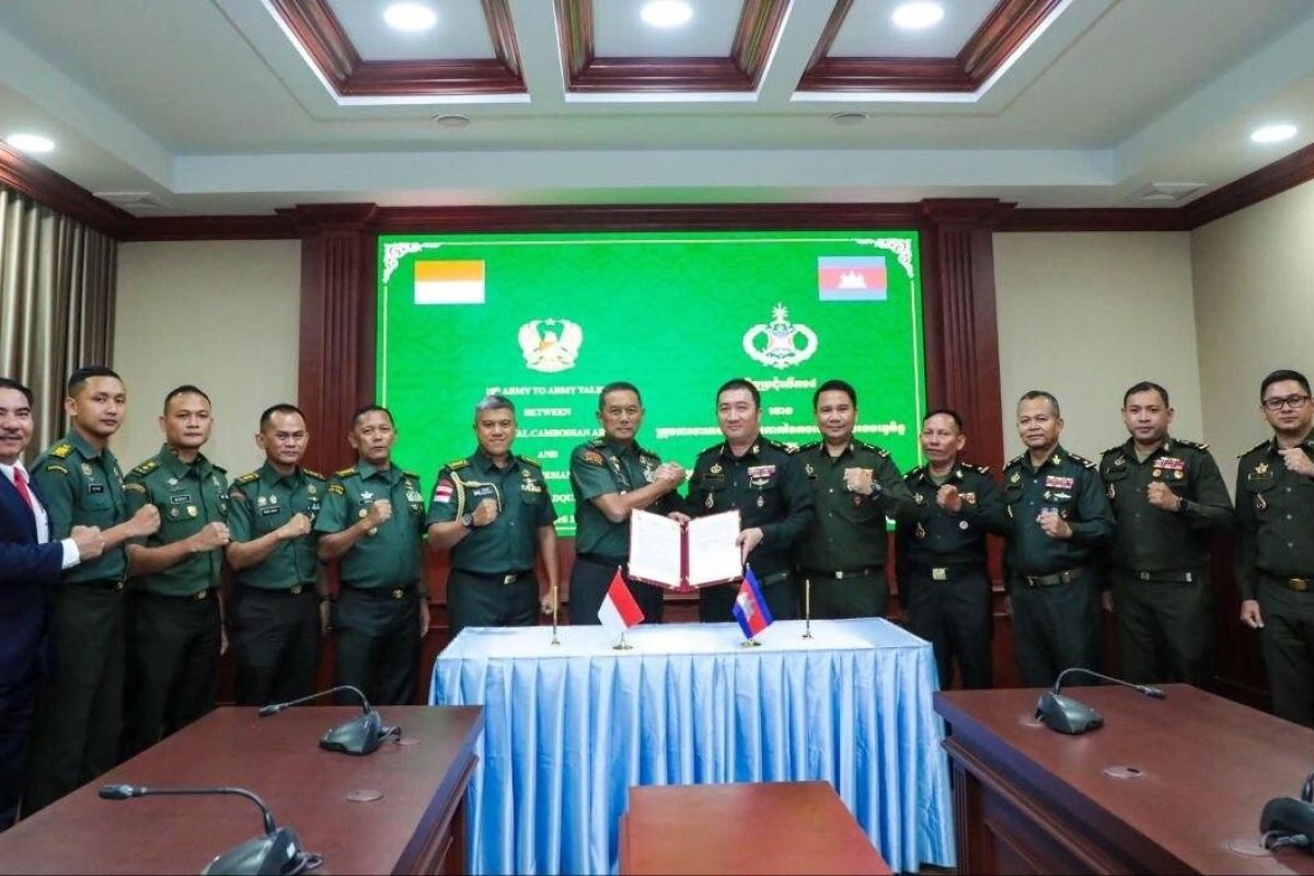 Indonesian Army and Royal Cambodian Army Strengthen Military Cooperation