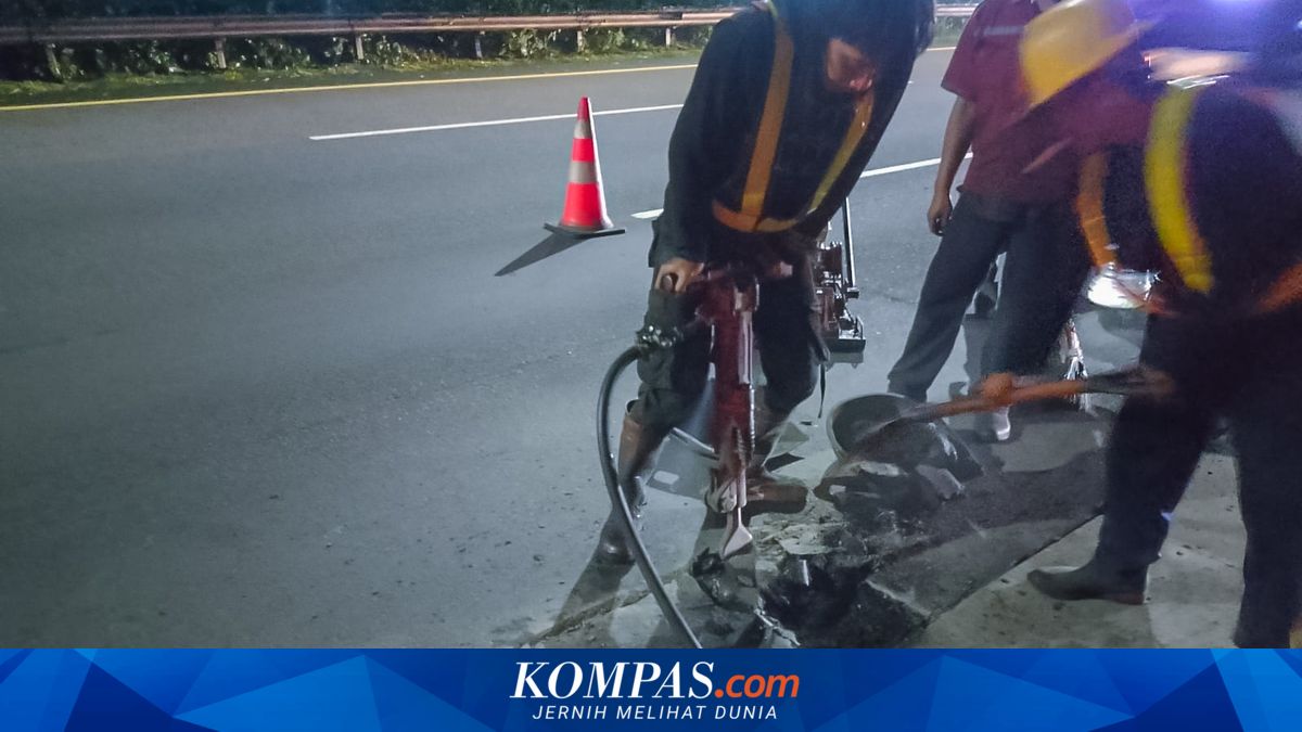 Jagorawi Toll Road Tyre Puncture Incident Suspected Due to Damaged Asphalt