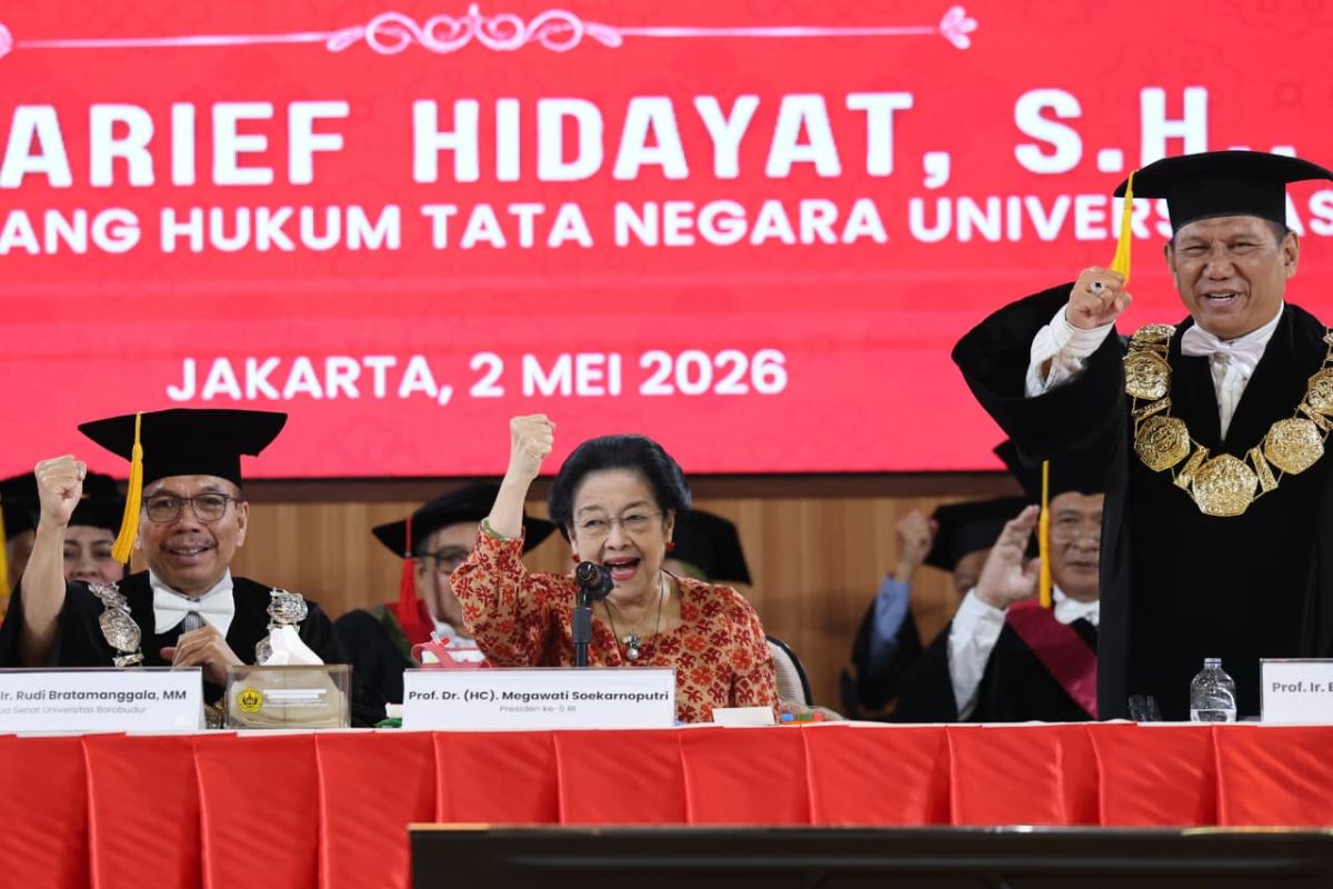 Megawati emphasises strengthening democracy through legal institutions