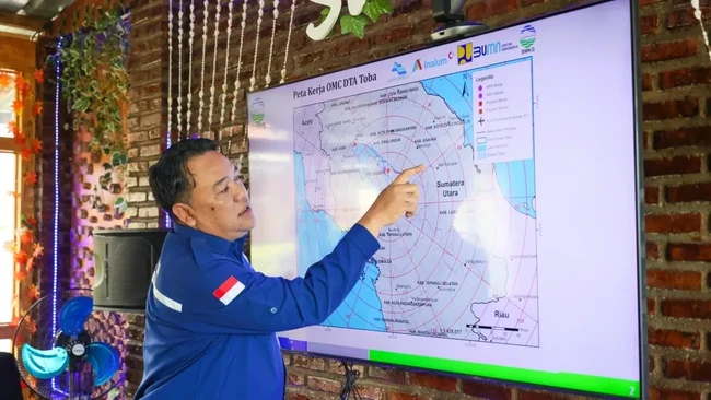 BMKG Secretly Conducts Weather Modification Operation Over Lake Toba Skies, What's Going On?