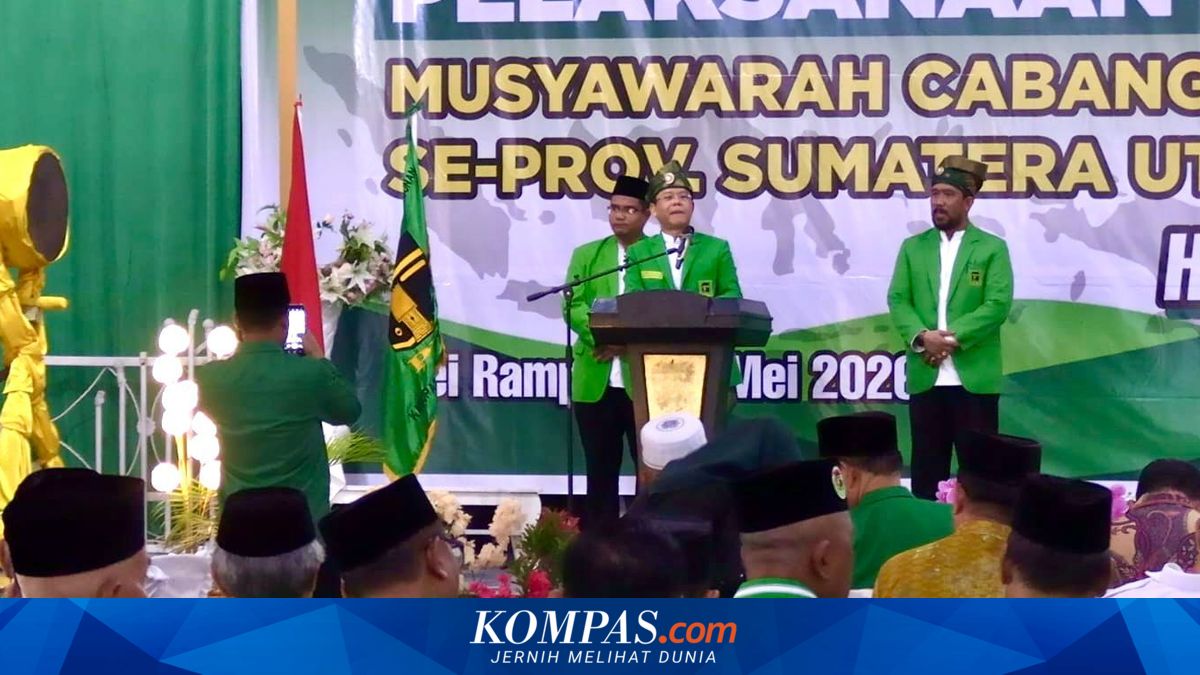 Opening PPP Provincial Conference in North Sumatra, Mardiono Emphasises Importance of Regional Support Base