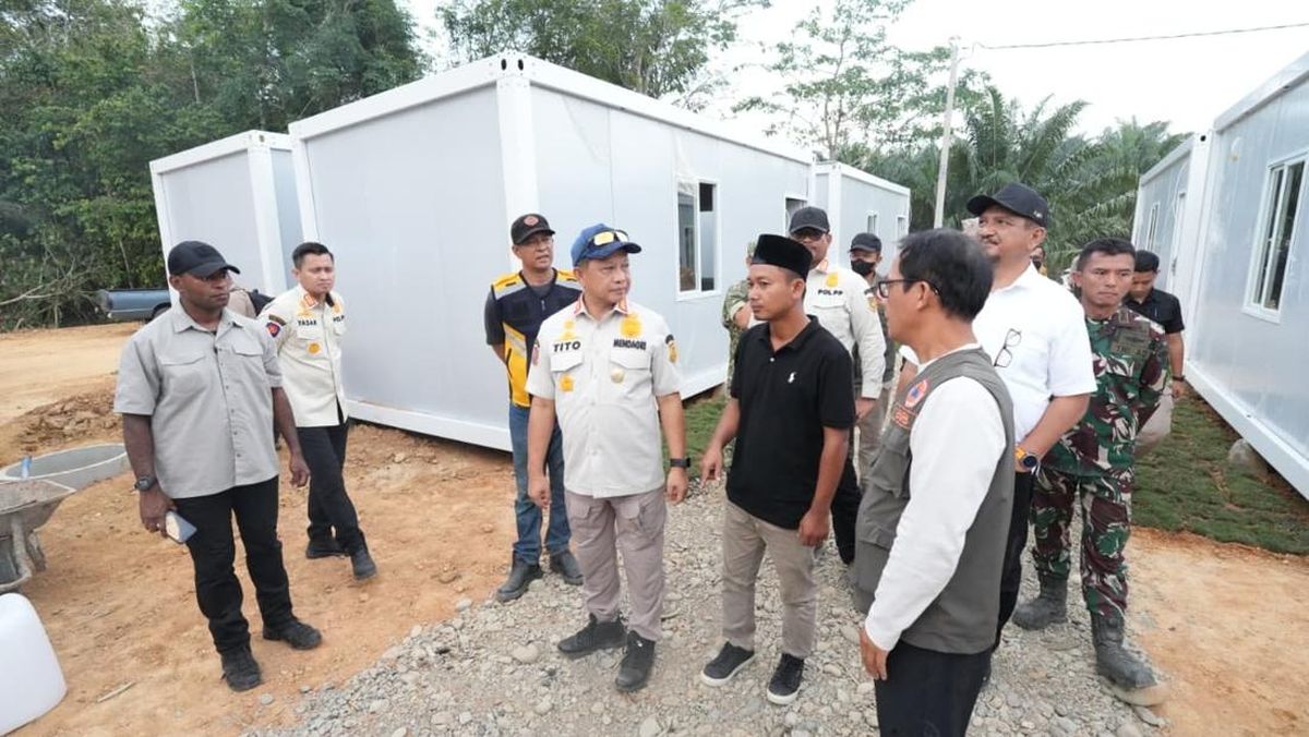 Temporary Housing Completed in North Sumatra and West Sumatra, PRR Task Force Accelerates Permanent Housing Construction