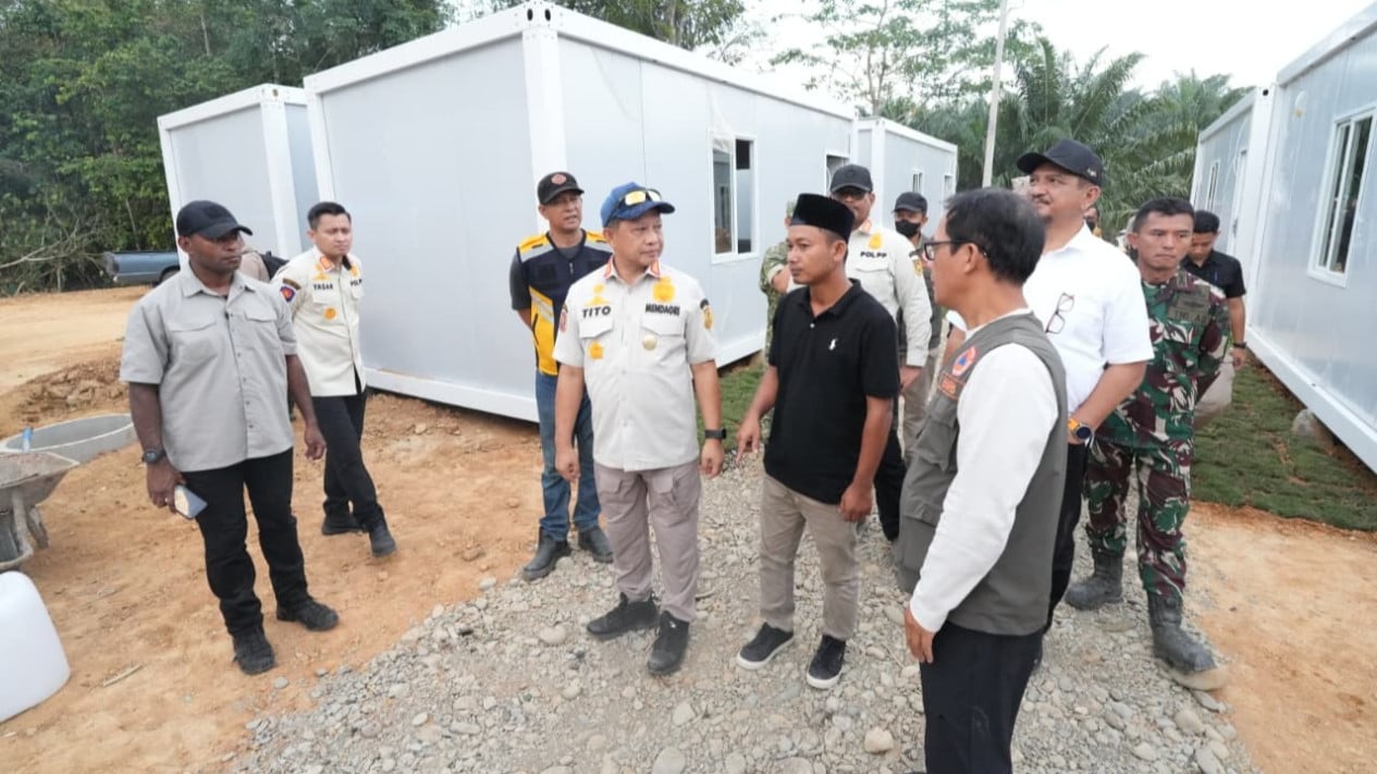 Construction of Permanent Housing Accelerated, PRR Task Force Completes Temporary Housing in North Sumatra and West Sumatra