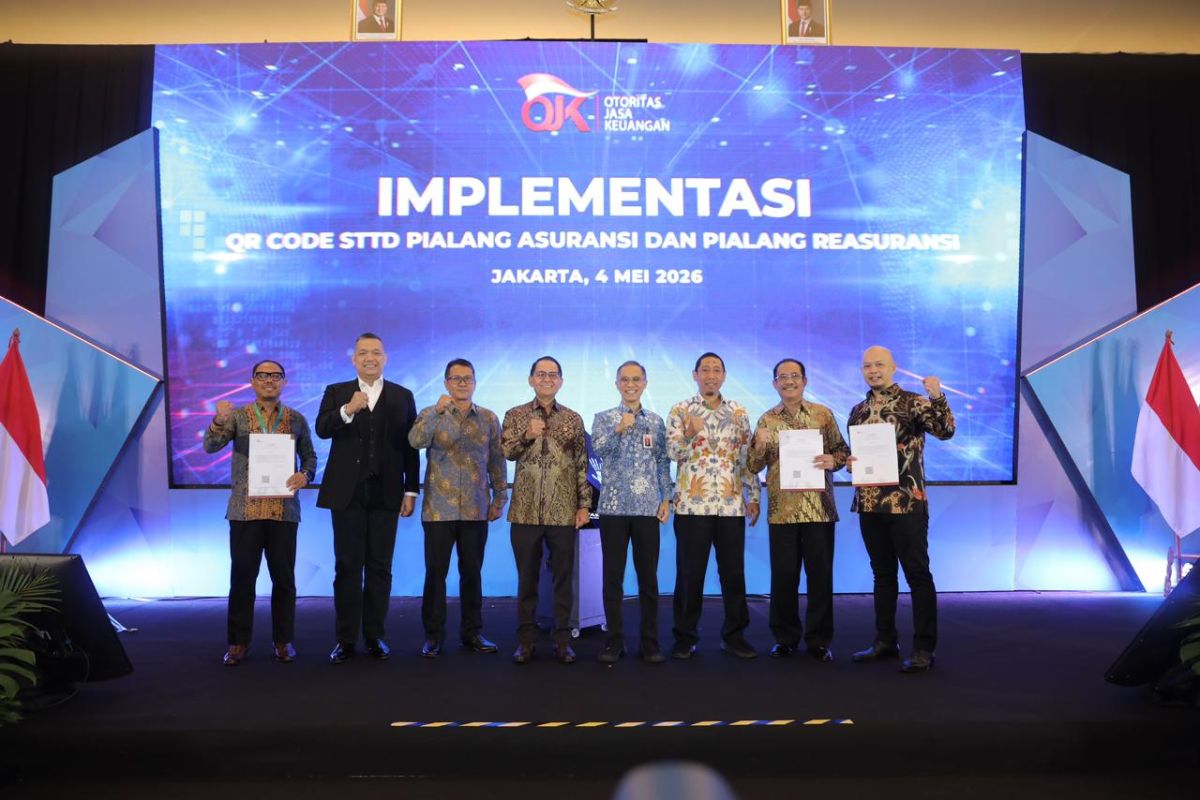 OJK implements QR codes on insurance broker registration certificates for verification