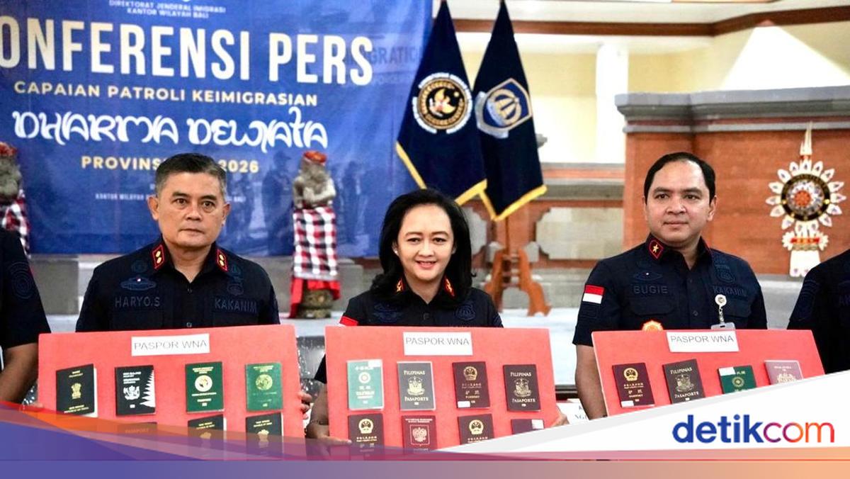 Bali Immigration Secures 62 Problematic Foreign Nationals During Patrol