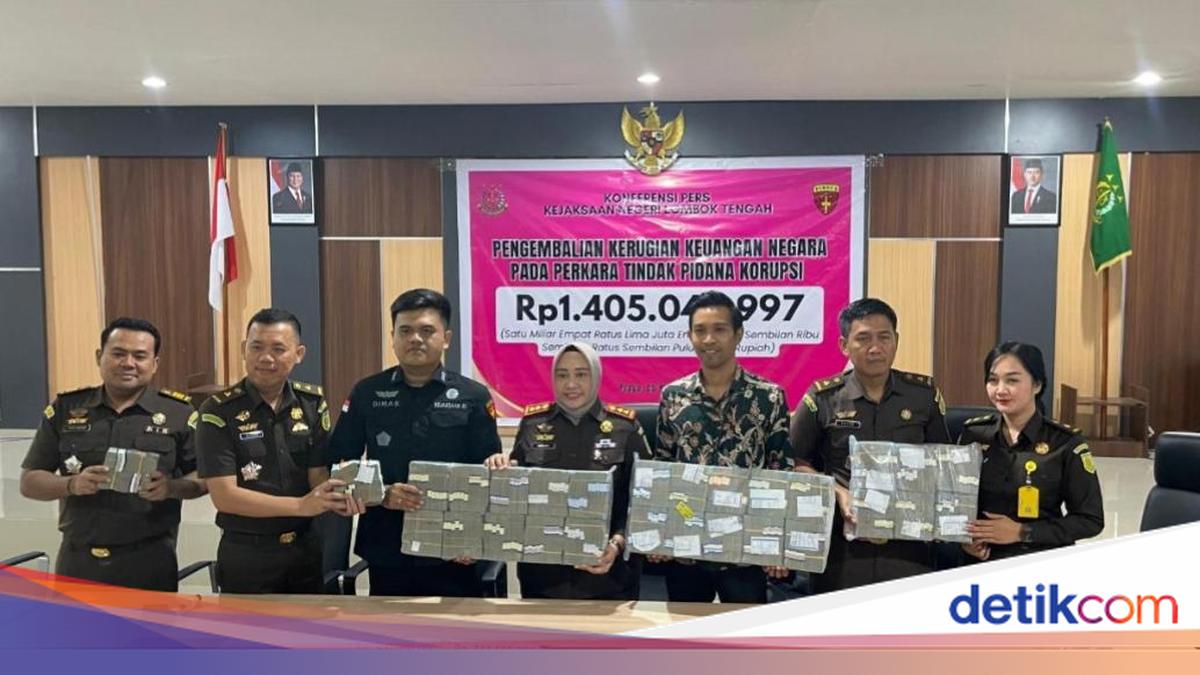Central Lombok Prosecutor's Office Showcases Seizure Results from Corruption Cases Worth Rp 1.4 Billion