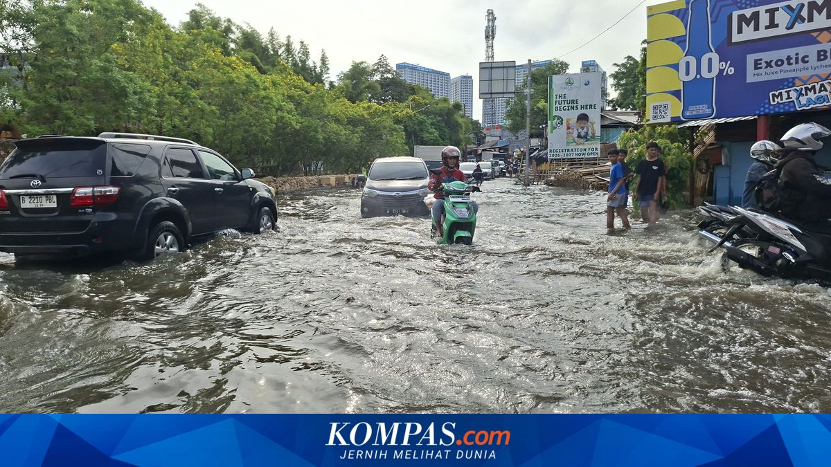 Kali Angke Overflow Causes Flooding in Kembangan, West Jakarta City to Build New 1 km Drainage Channel