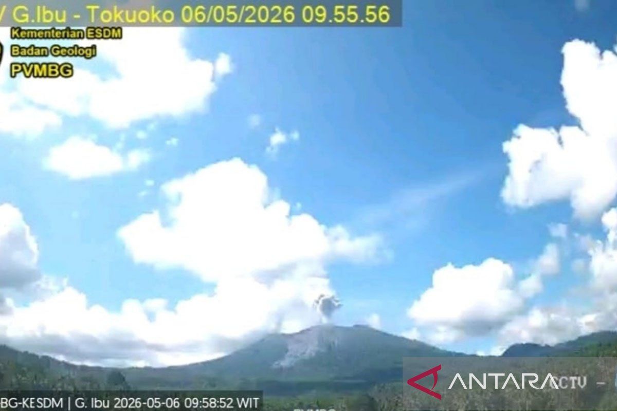 Residents in Halmahera urged to prepare masks ahead of Mount Ibu eruption
