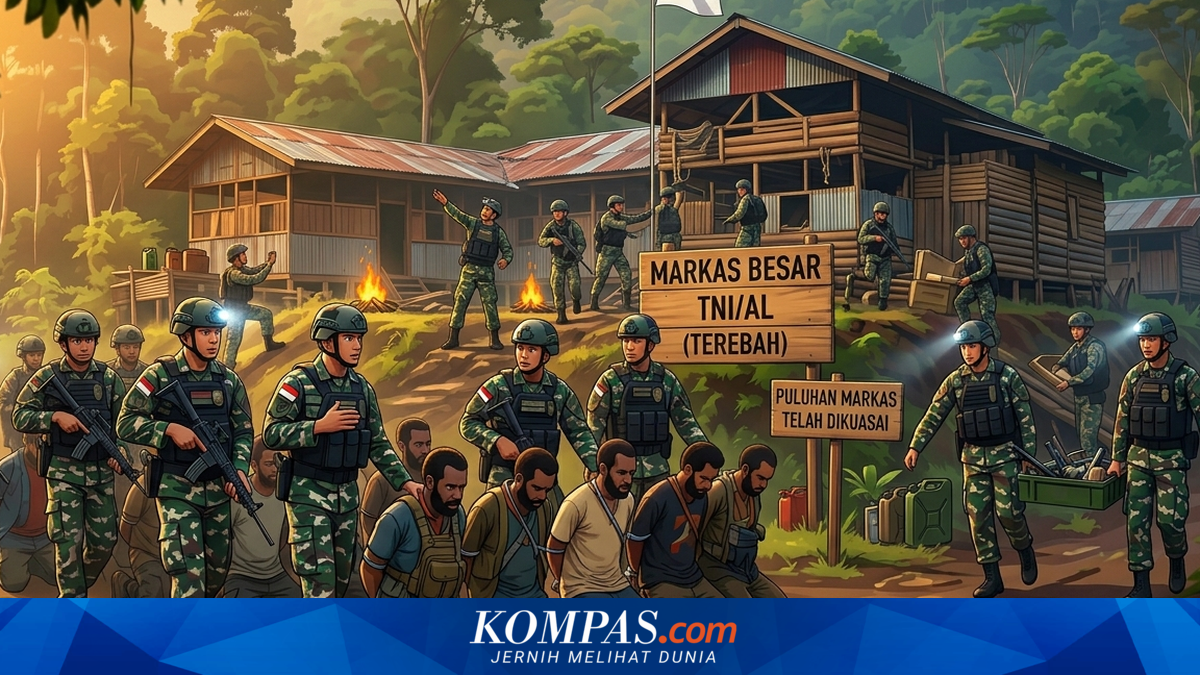 TNI AL Marine Corps Report: Task Force Has Captured 56 OPM Bases, 10 Individuals Detained