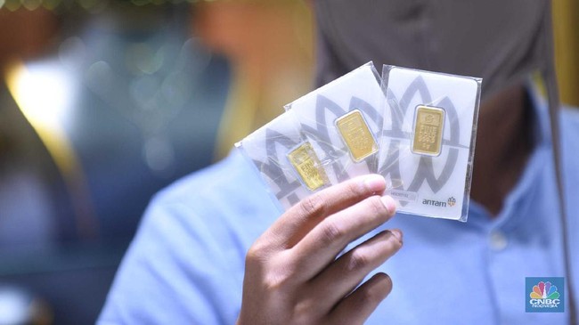 Antam Precious Metal Gold Price Surges Today, Steady at Rp2.8 Million