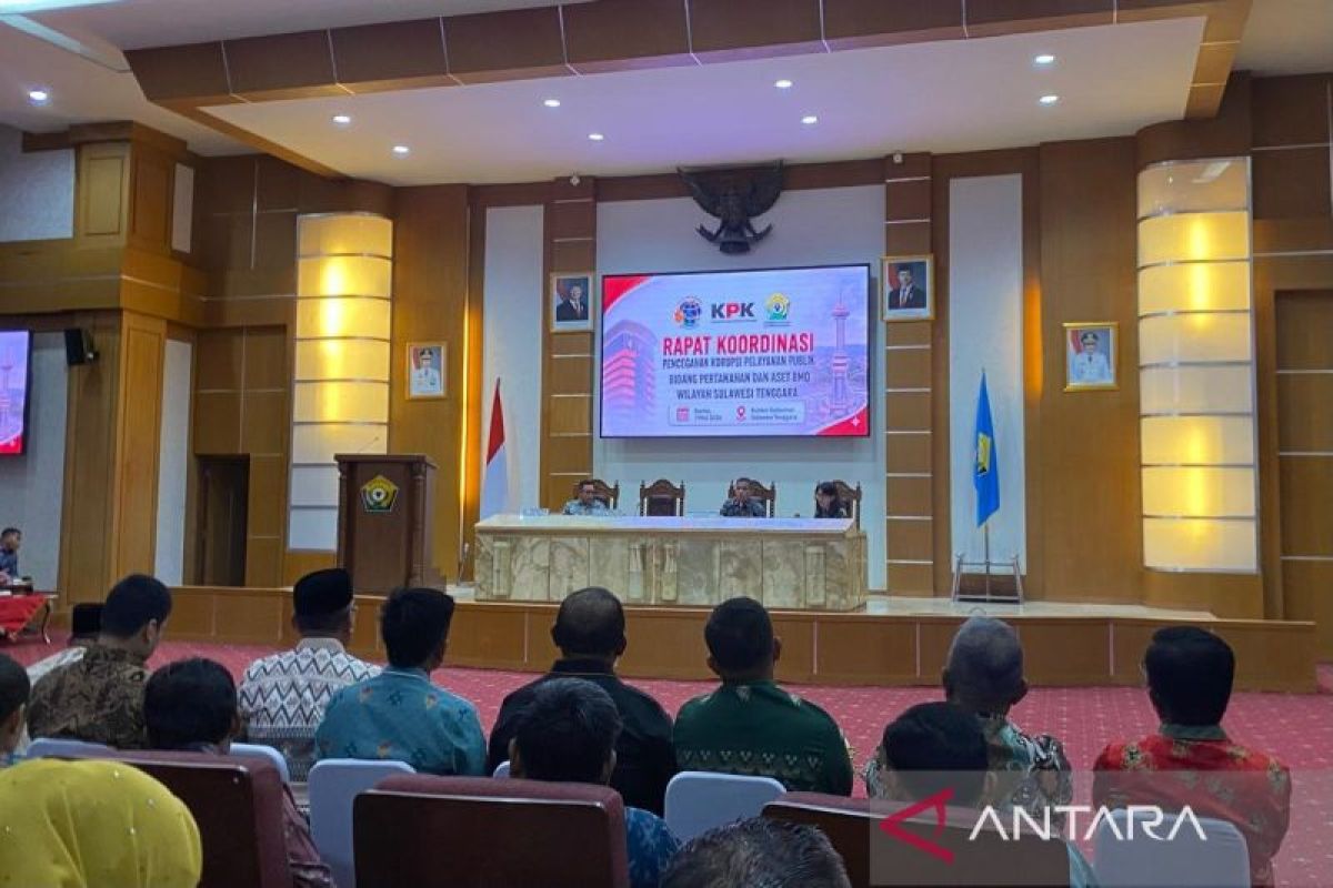 KPK urges all regional heads in Southeast Sulawesi to resolve problematic assets