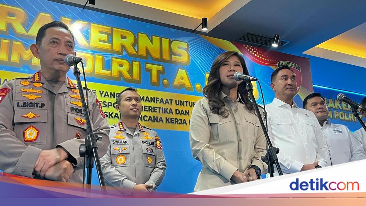 Minister of Communication and Digital Affairs Attends Reskrim Work Meeting, Praises Polri's Innovations in Handling Cyber Cases