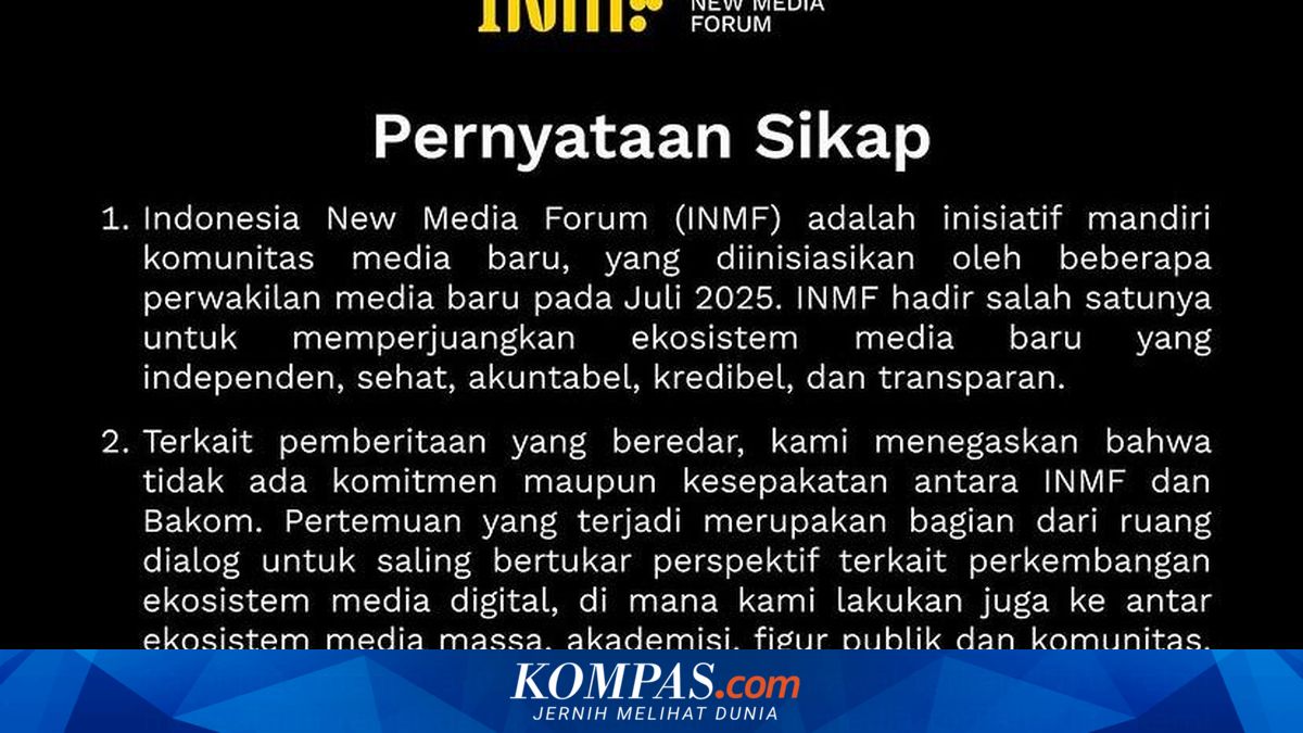 Viral Indonesia New Media Forum Following Bakom RI Issue, What Is It?