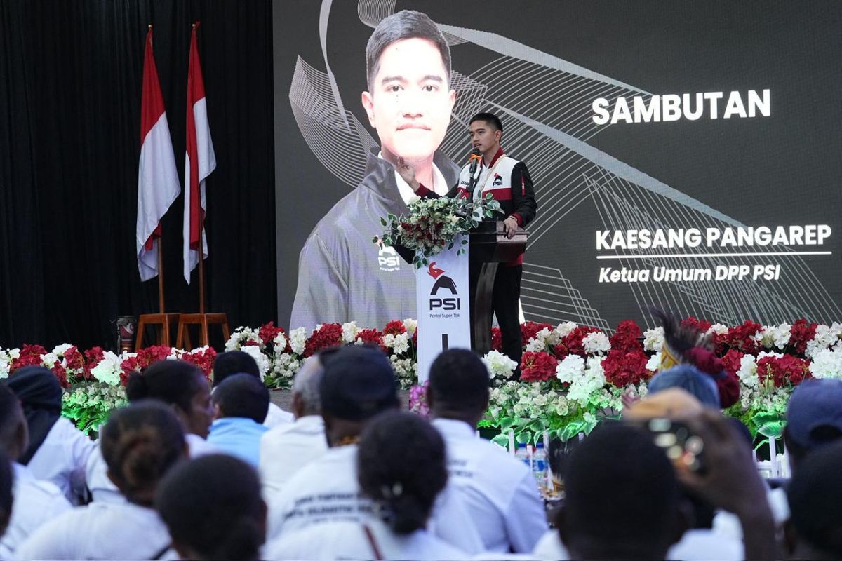 Kaesang inaugurates PSI's Central Papua regional board