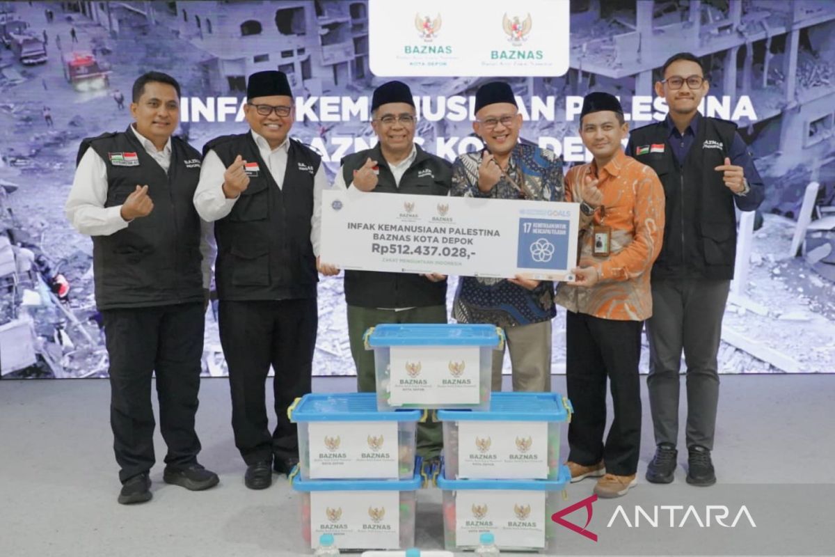 Depok Residents Channel Rp512 Million in Aid for Palestine via Baznas