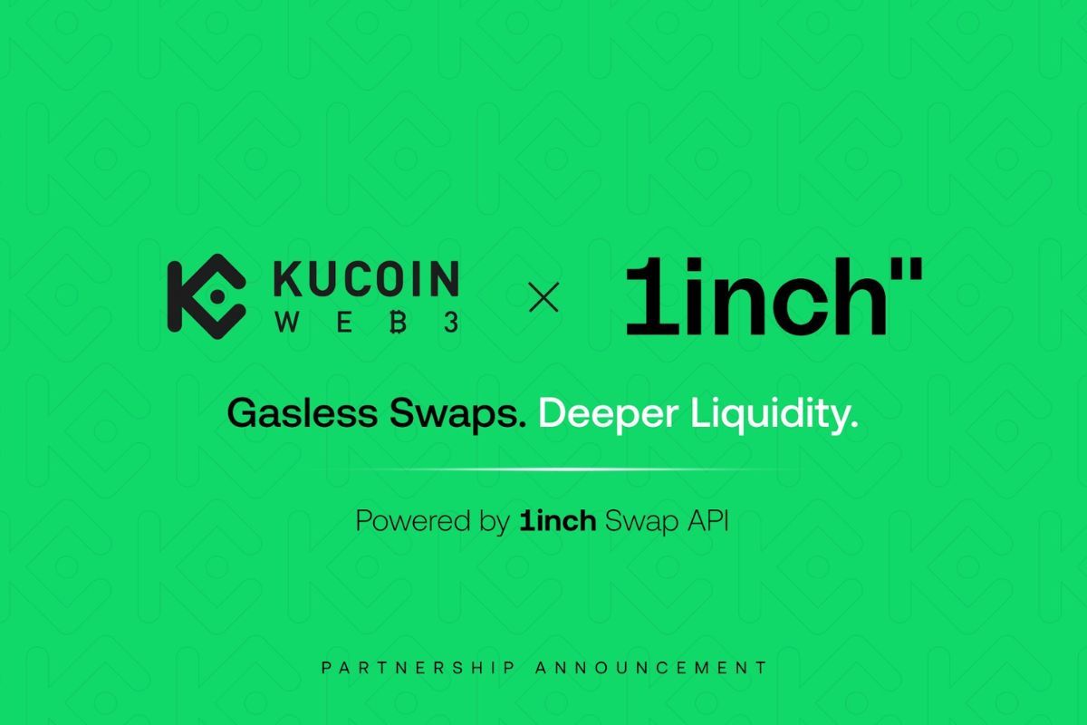 KuCoin Web3 Wallet Now Integrated with 1inch Swap API, Introducing Gasless RWA Transactions and MEV Protection