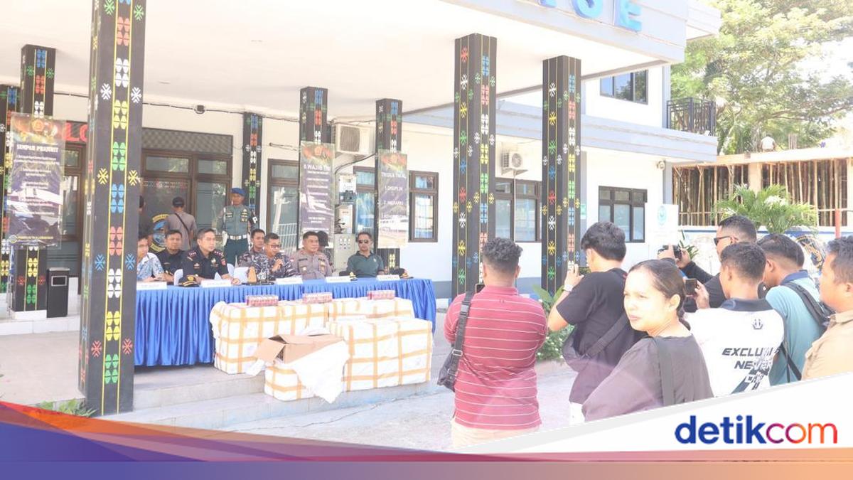 Lanal Labuan Bajo Thwarts Smuggling of 112,000 Illegal Cigarette Sticks