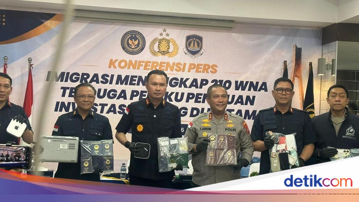 210 Foreign Nationals in Investment Fraud Syndicate Arrested, Immigration Investigates Involvement of Indonesians