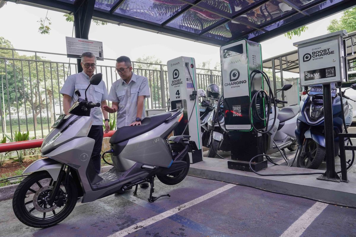 ALVA introduces integrated electric motorcycle facility ALVA Studio Indy Bintaro