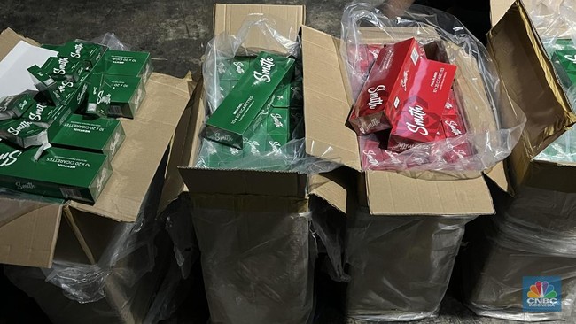 Viral Raid on Illegal Cigarettes at Madura Shop, Tegal Customs Responds