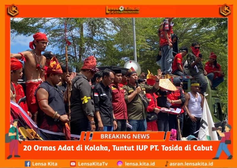 20 Indigenous Organisations in Kolaka Demand Revocation of PT Tosida's Mining Business Permit