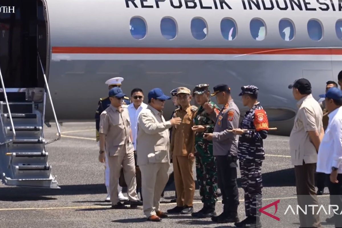 President arrives in Miangas Island in North Sulawesi after attending ASEAN Summit