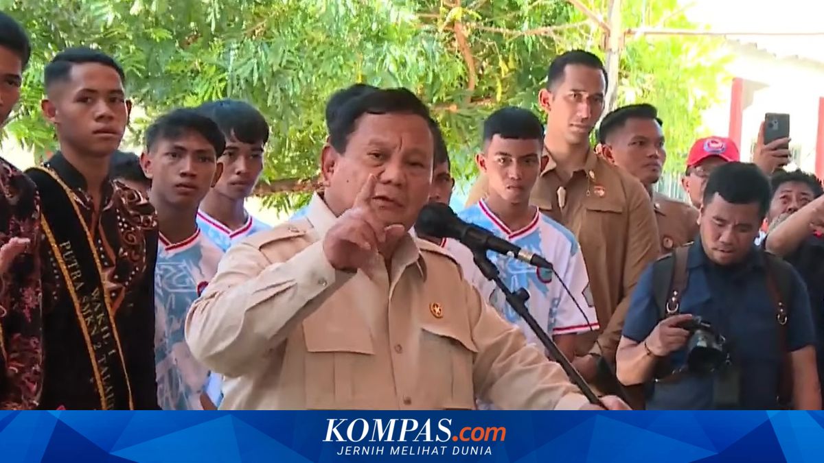 Prabowo: I Am the Second President to Visit Miangas, Mr Jokowi Went Before