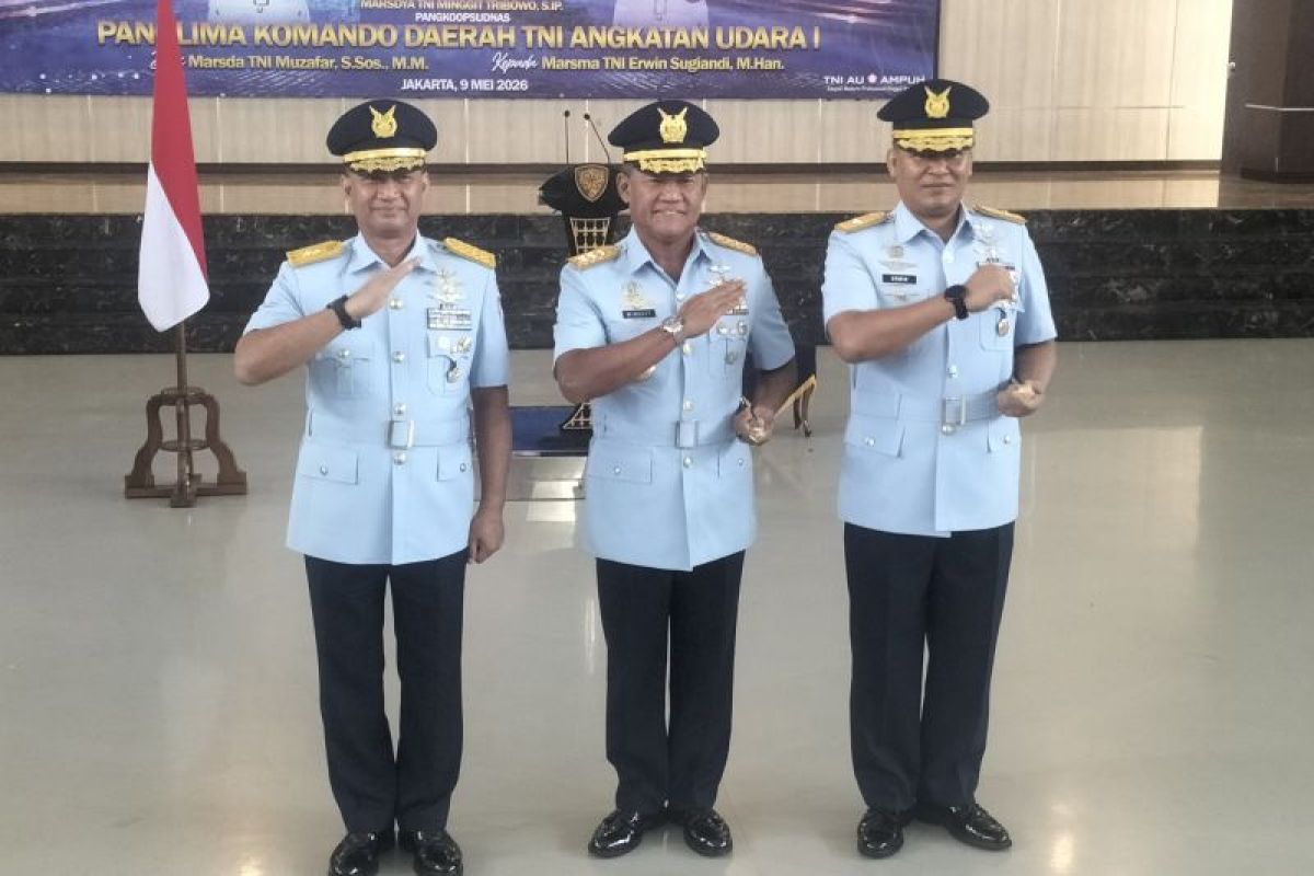 Air Force Brigadier General Erwin Sugiandi Officially Appointed as Commander of Kodau I