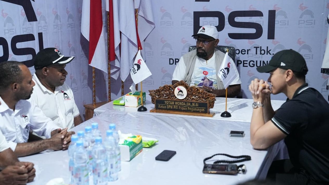 PSI in Papua Pegunungan Has New Office, Kaesang Immediately Taken on a Tour