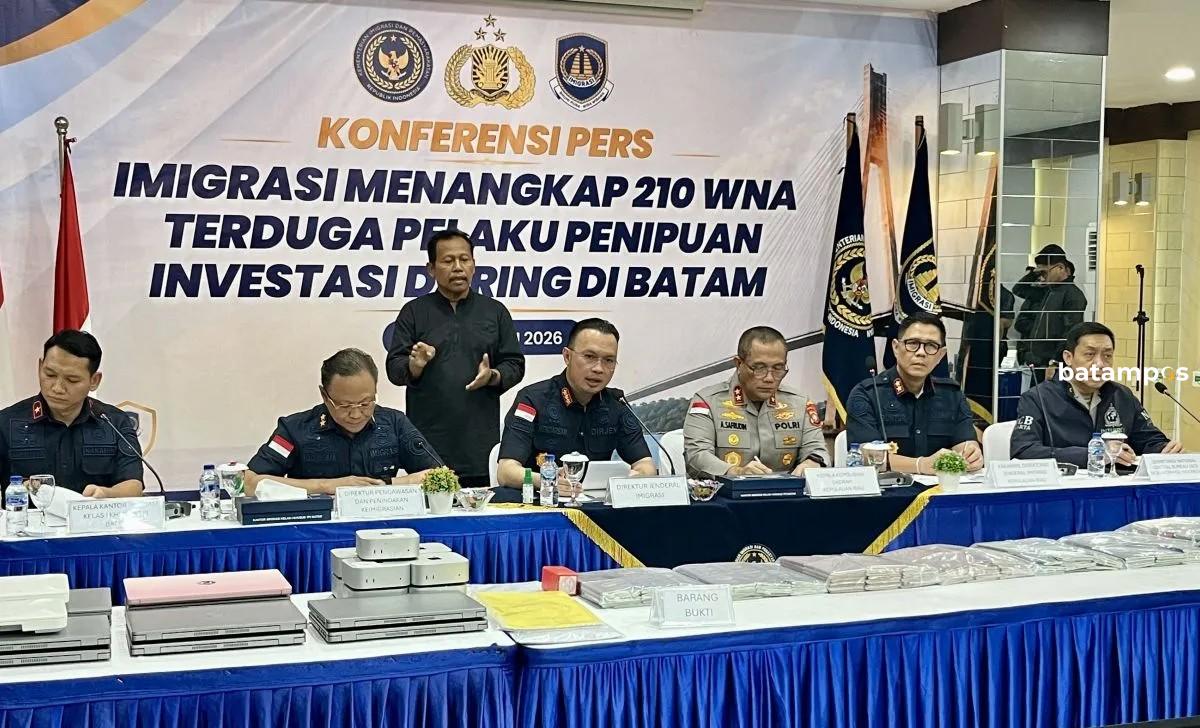 210 Foreign Nationals Suspected of Online Scam and Investment Fraud, Most Entered Indonesia...