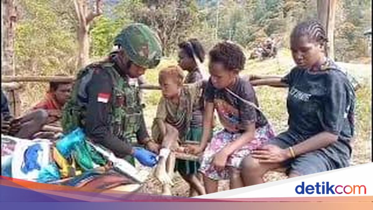 TNI Habema Operational Command Simultaneously Provides Healthcare Services in Remote Papua