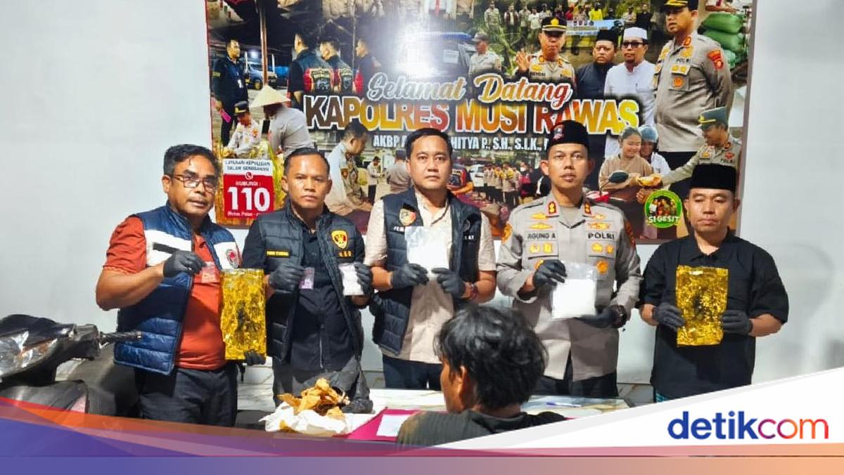 Musi Rawas Police Thwart Smuggling of Over 2kg of Crystal Meth and 20 Ecstasy Pills