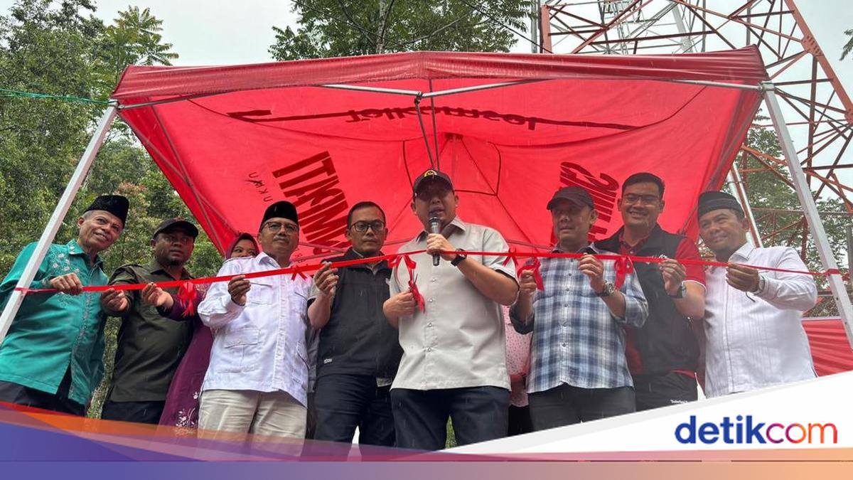 Andre Rosiade at the Inauguration of BTS in North Malalak, West Sumatra: We Ensure Development
