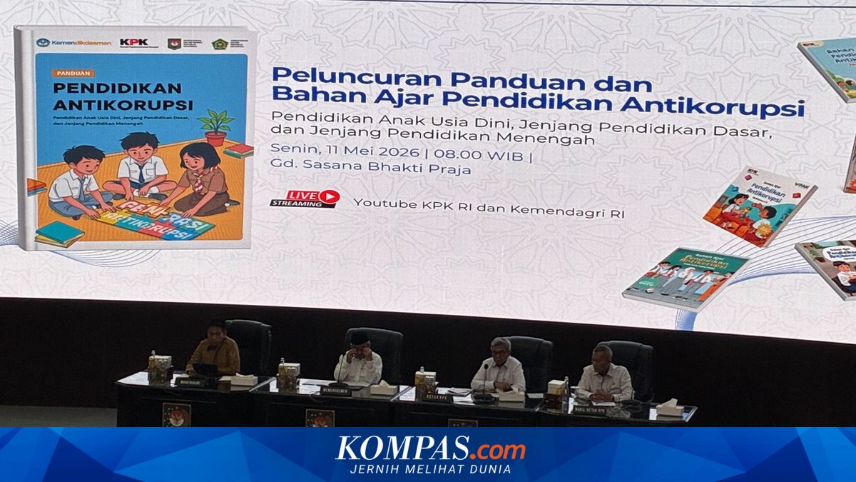 KPK, Ministry of Home Affairs, and Ministry of Education Launch Anti-Corruption Education Guidelines and Teaching Materials